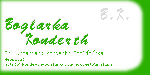 boglarka konderth business card